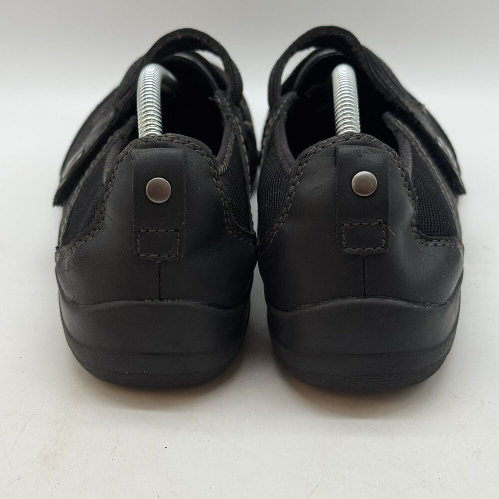 Earth Origins Tiffany Mary Janes Women's 9.5M Black Leather Hook & Loop Shoes - Picture 4 of 11